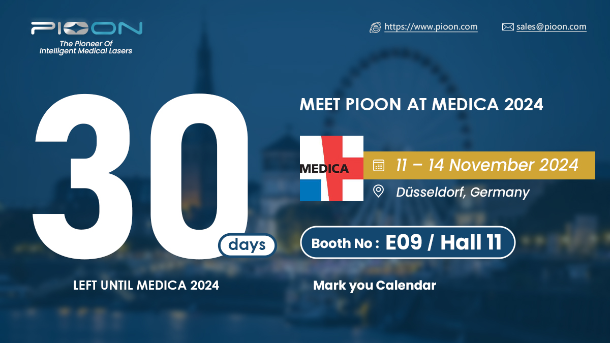 🚨  30 Days to MEDICA 2024: Visit PIOON at Hall 11, Booth E09! 🚨